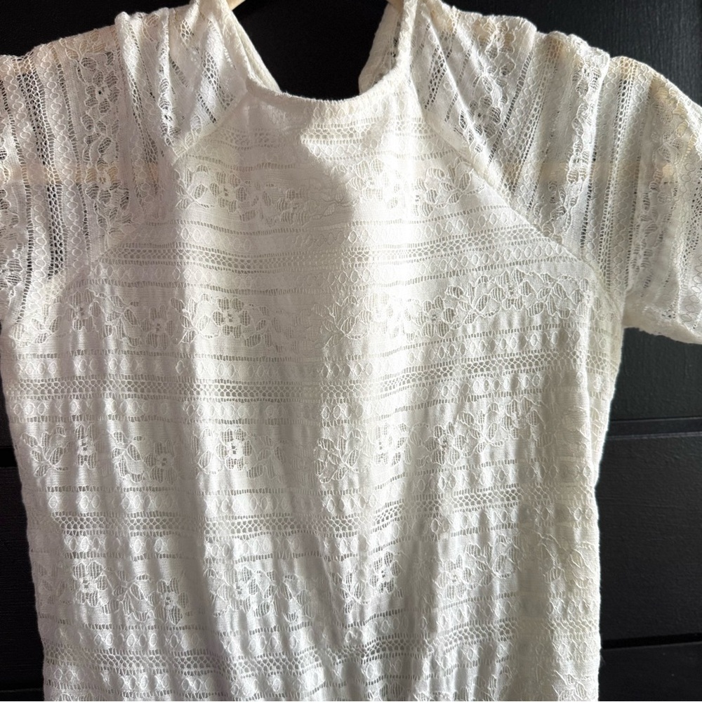 Dolce Vita White Mini Dress - Size S  👰🌸 - Picture 4 of 14